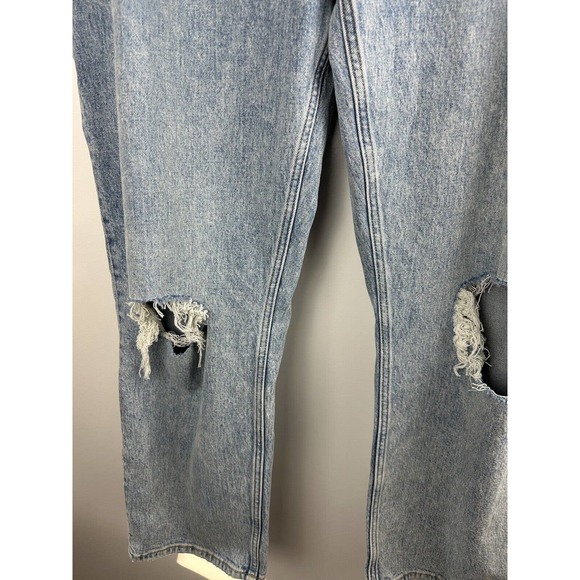 Abercrombie & Fitch Ultra High Rise 90s Straight Jean Denim Plus Size 37 24W - Picture 11 of 16